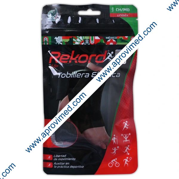 TOBILLERA ELAST. DEPORTIVA "Rekord" UNISEX T: Ch/Md. 22-25 cm. c/1 Pza.