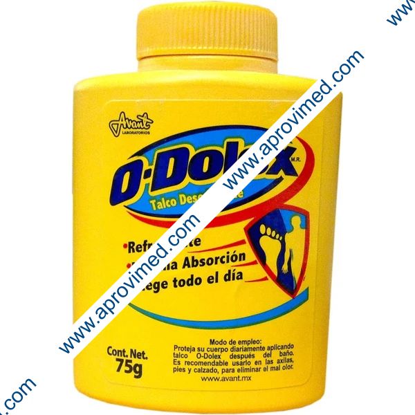 O-DOLEX Amarillo TALCO Desodorante  75 G.