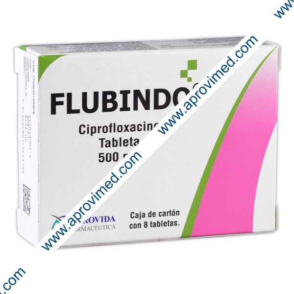 FLUBINDO c/ 8 TABS. 500 MG.