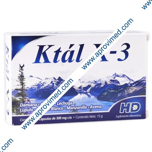 KTÁL X-3 c/30 CAPS. 500 MG.