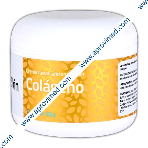 DERMASKIN Crema Facial Humectante Con COLAGENO Tarro c/120 G.