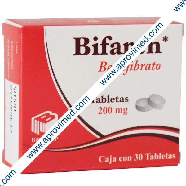 BIFAREN c/30 TABS. 200 MG.