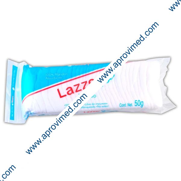 ALGODÓN ABSORBENTE PLISADO (Lazzer Care) Bolsa c/ 50 G.