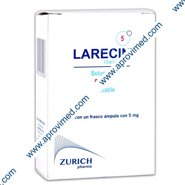 LARECIN Sol. Iny. c/1 FCO. AMP. 5 MG.