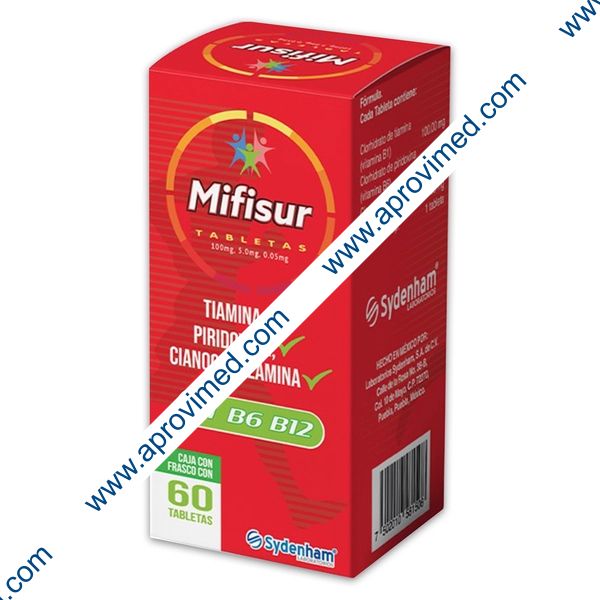 MIFISUR c/60 TABS. 100/5/0.05 MG.
