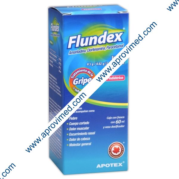 FLUNDEX JBE. Pedtco. Fco. 60 ML. 0.5-0.02-3.0 G/100 ML.