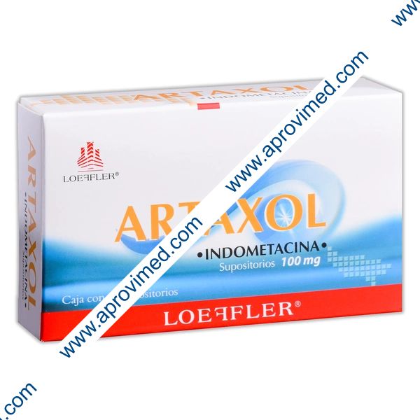 ARTAXOL c/15 SUPOSITORIOS 100 MG.