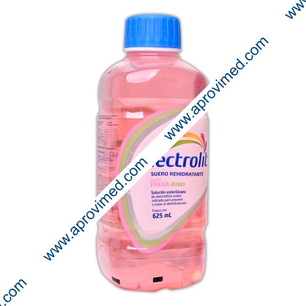 ELECTROLIT Electrolitos Orales SOL. SAB. FRESA-KIWI  625 ML.