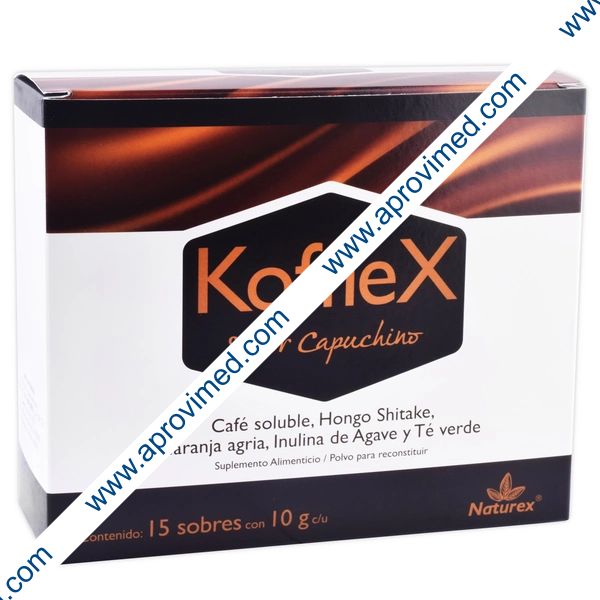 KOFFIEX Sabor Capuchino Cja. c/15 SOBS. POLVO 10 G.