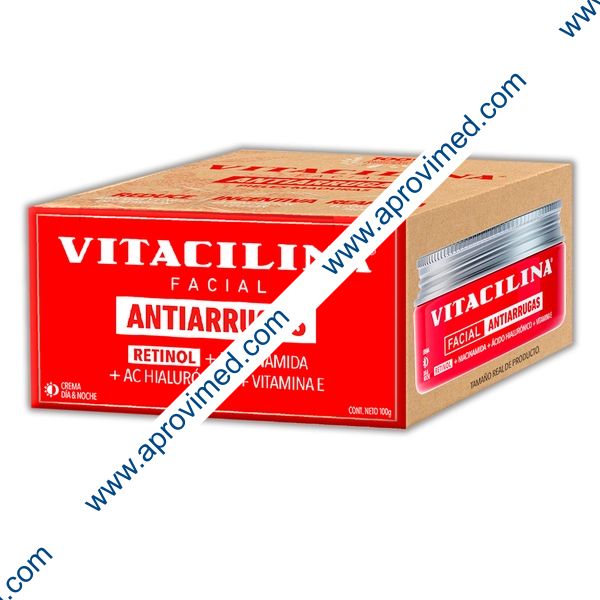 VITACILINA CREMA FACIAL ANTIARRUGAS Tarro c/100 G.
