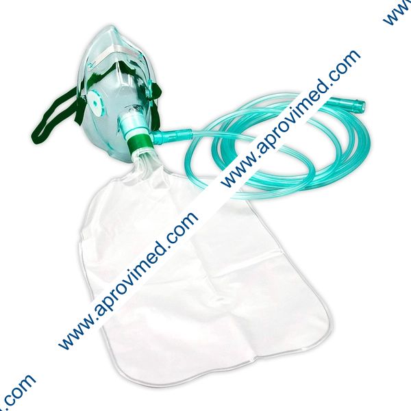 MASCARILLA p/OXÍGENO c/DPVO. NO RFLJO. (SensiMedical) Adulto c/1 Pza.