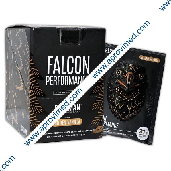 FALCON PERFORMANCE Sab. GOLDEN VANILLA Cja. c/10 SOBS. POLVO 42 G.