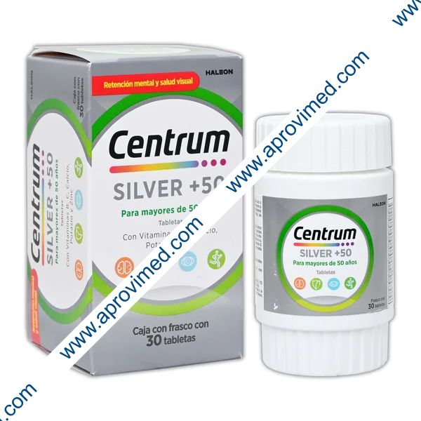 CENTRUM SILVER +50 c/ 30 TABLETAS.