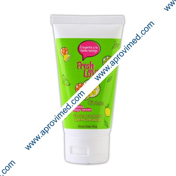 FRESH LOVE CÍTRICOS Crema Corporal TUBO c/75 G.