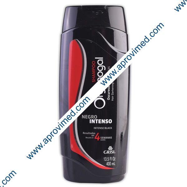 SHAMPOO ORGANOGAL Negro Intenso Fco. c/400 ML.