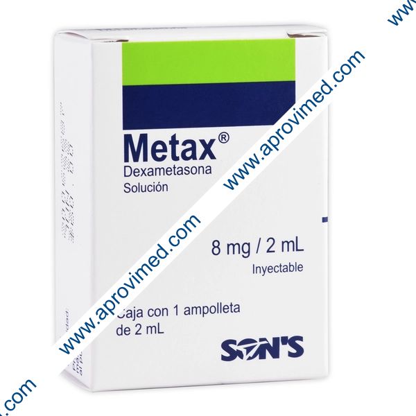 METAX Sol. Iny. c/1 AMPTA. 8 MG/2 ML.
