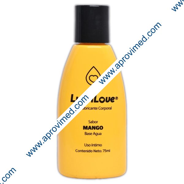 LUBRILOVE GEL Lubricante Corporal SAB. MANGO Fco. 75 ML.