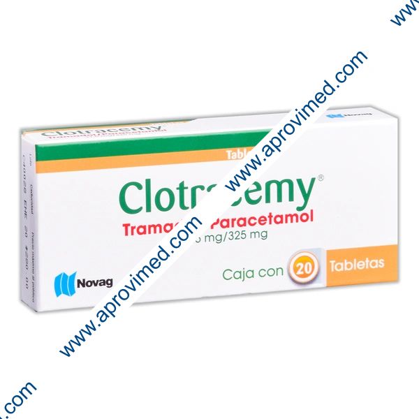 CLOTRACEMY c/20 TABS. 37.5/325 MG.