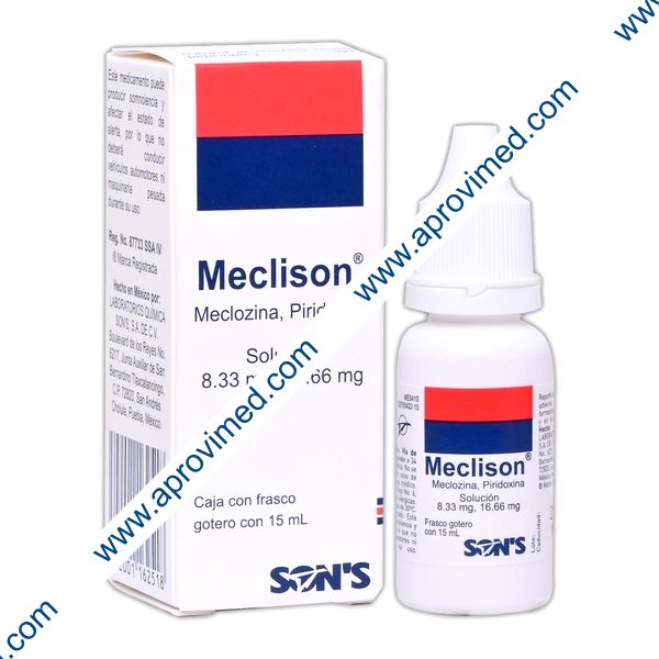 MECLISON SOL. Fco. Gotero 15 ML. 8.33-16.66 MG/1 ML.