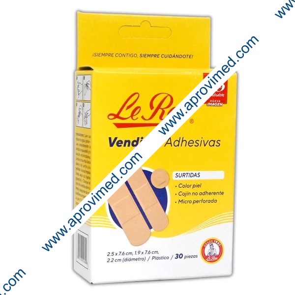 VENDITAS ADHESIVAS Surtidas (Le Roy) Cja. c/ 30 Pzs.