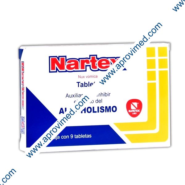 NARTEX ALCOHOLISMO c/9 TABS. 60 C/200 C/1000 C.