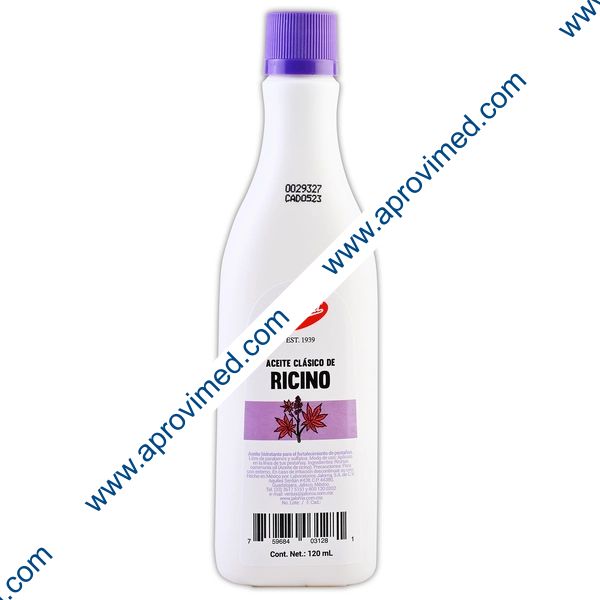 ACEITE de RICINO Clásico (Jaloma) Fco. 120 ML.