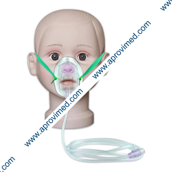 MASCARILLA p/OXIGENO (SensiMedical) Pediátrica c/1 Pza.