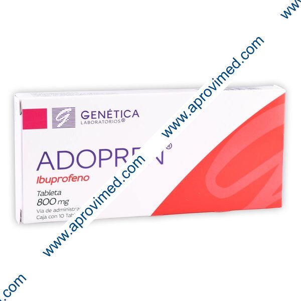 ADOPREN Caja c/10 TABS. 800 MG.