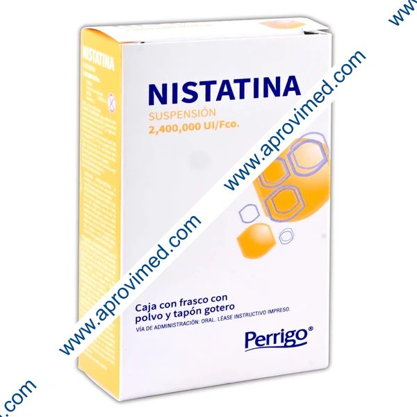 NISTATINA (Perrigo) SUSP. Fco. 24 ML. 2,400,000 UI.