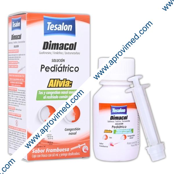 DIMACOL SOL. Pedtco. Fco. 60 ML. 2000-100-200 MG/100 ML.