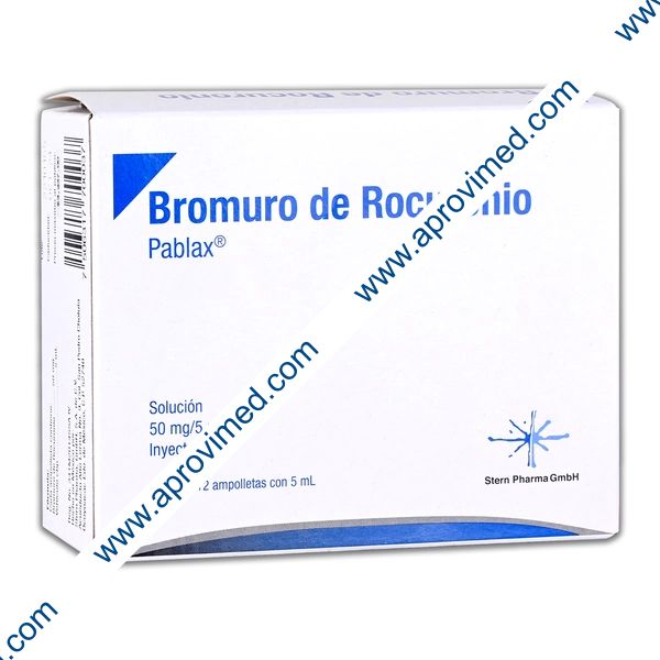 PABLAX Sol. Iny. c/12 AMPTAS. 50 MG/5 ML.