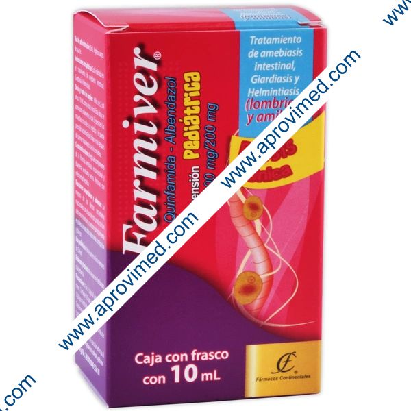 FARMIVER SUSP. Pediátrica Fco. 10 ML. 100-200 MG/10 ML.