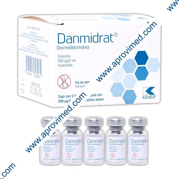 DANMIDRAT Sol. Iny. c/5 FCOS. AMP. 200 MCG/2 ML.