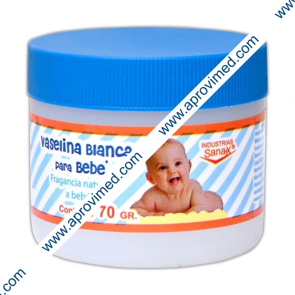 VASELINA BLANCA PARA BEBÉ (Sanax) Tarro c/ 70 G.