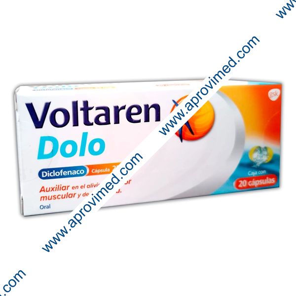 VOLTAREN DOLO c/20 CAPS. 25 MG.