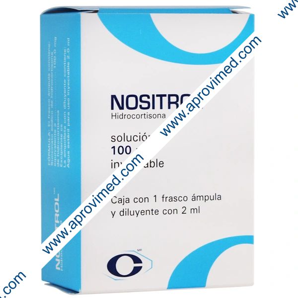 NOSITROL Sol. Iny. c/1 FCO. AMP. 100 MG/2 ML.