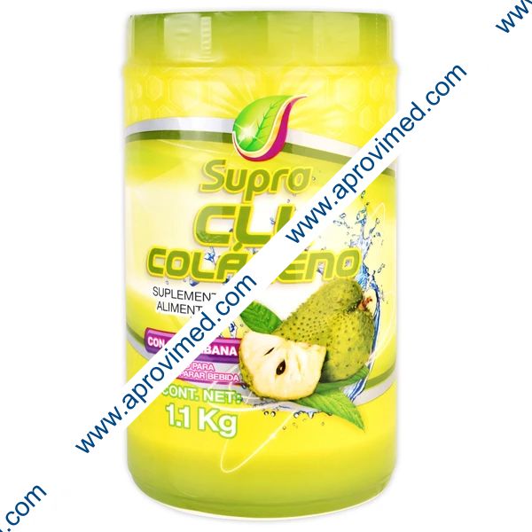 SUPRA CLL COLÁGENO Polvo c/GUANABANA Bote c/1.1 KG.