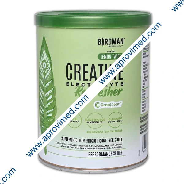 CREATINE ELECTROLYTE REFRESHER Sab. LEMON TWIST Bote 300 G.