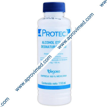 ALCOHOL ETÍLICO Desnaturalizado (Protec) 70%  Fco. 110 ML.