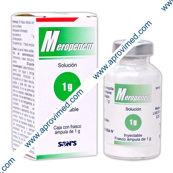 MEROPENEM (Son´s) Sol. Iny. c/1 FCO. AMP. 1 G.