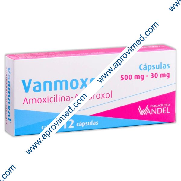 VANMOXOL c/12 CAPS. 500/30 MG.