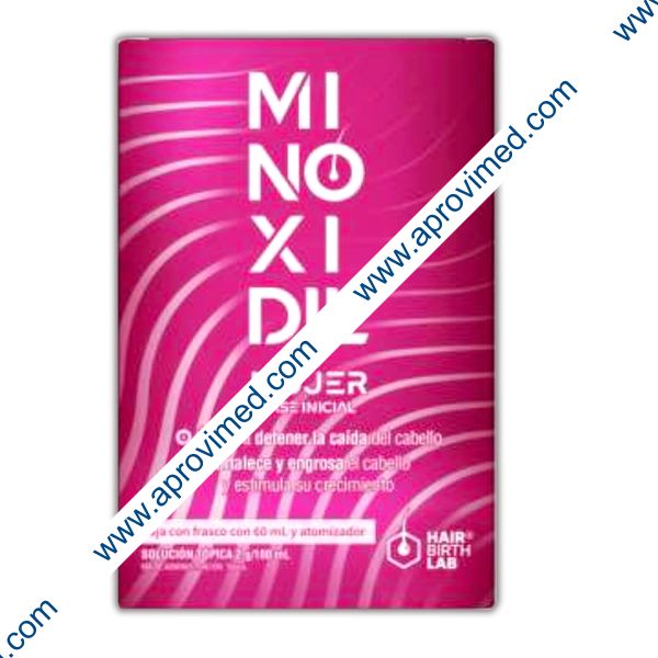 MINOXIDIL MUJER (Hair Birth Lab) SOL. TÓPICA 60 ML. 2 G/100 ML.