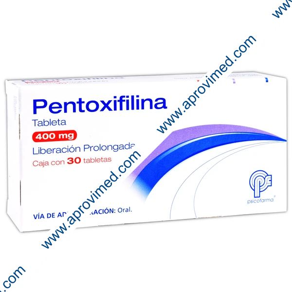 PENTOXIFILINA (Psicofarma) c/30 TABS. L.P. 400 MG.