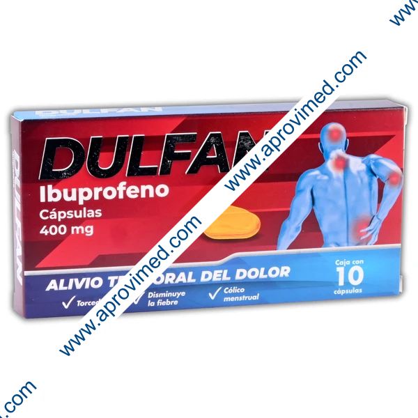DULFAN c/10 CAPS. 400 MG.
