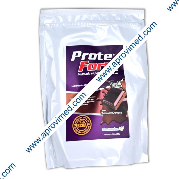 PROTE FORTE POLVO Sabor Chocolate Bolsa c/400 G.