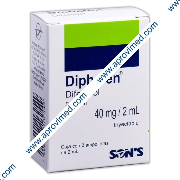 DIPHAFEN Sol. Iny. c/2 AMPTAS. 40 MG/2 ML.