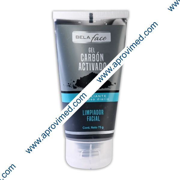 CARBÓN ACTIVADO GEL Limpiador Facial Tubo c/75 G.