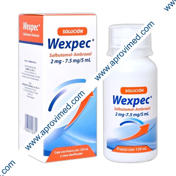 WEXPEC SOL. Fco. 120 ML. 2-7.5 MG/5 ML.