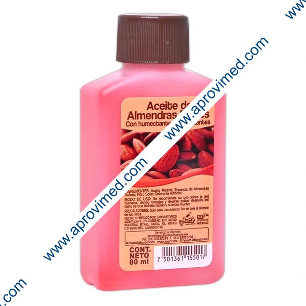 ACEITE de ALMENDRAS DULCES (Avant) Fco. 80 ML.