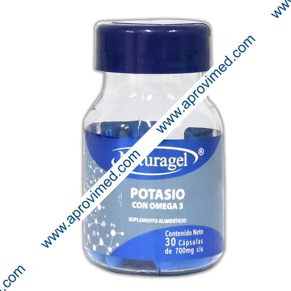 POTASIO CON OMEGA-3 c/30 CAPS. 700 MG.